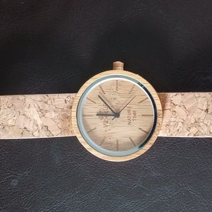 Vibes Up wood/cork watch